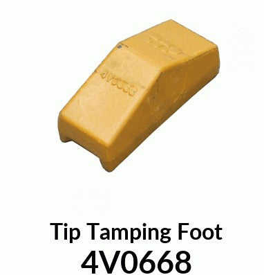 CAT style Compactor Cap Rock (PN: 4V-0668 TIP TAMPING ) (N.2)