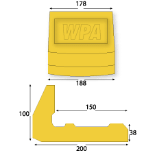 HEEL SHROUD (PN: ES6697-3) (Q.1)