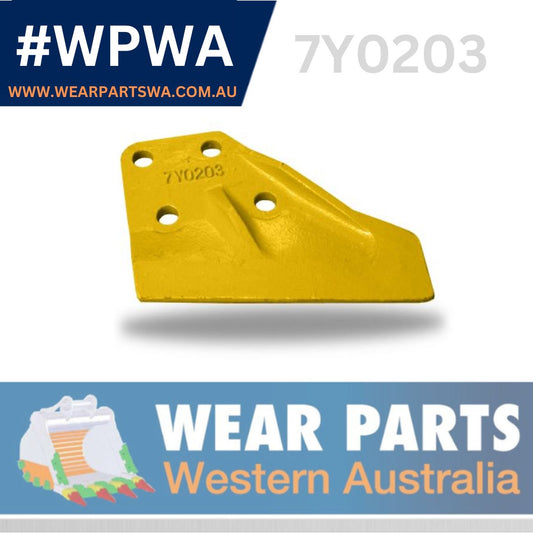 7Y0203 - LH Caterpillar Sidecutters-4 BOLT