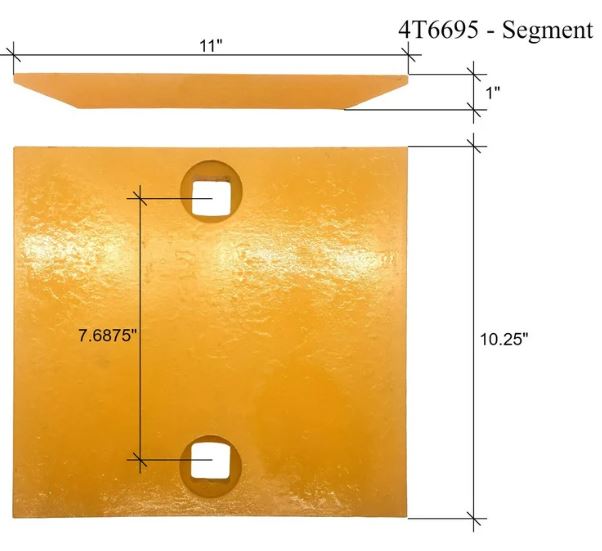 4T6695 - CAT A/M Segment 25mm  (L.2)