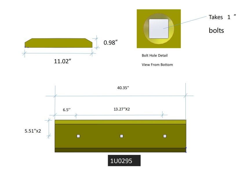 1U0295 - Centre Edge 25mm (A.3)