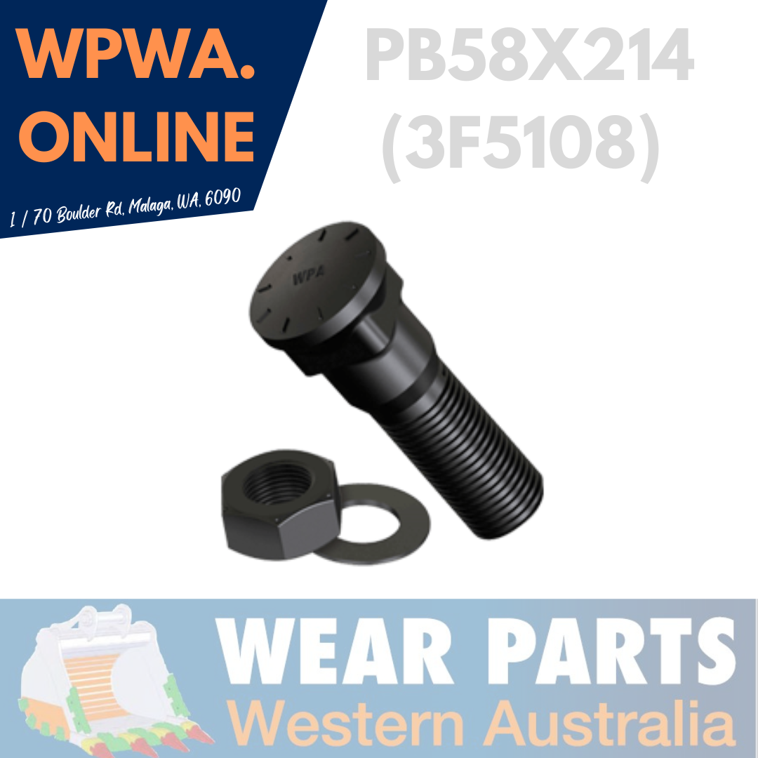 PB58X214 - Plow Bolt (3F5108) 5/8" x 2 1/4"  (16mm x 57mm)